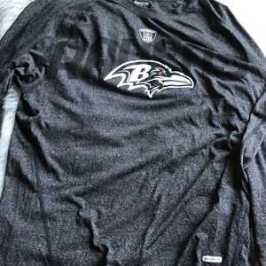 Reebok Ravens Long sleeve shirt Men’s XL Like New